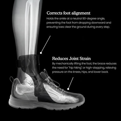 Hybrid Foot Drop AFO Brace