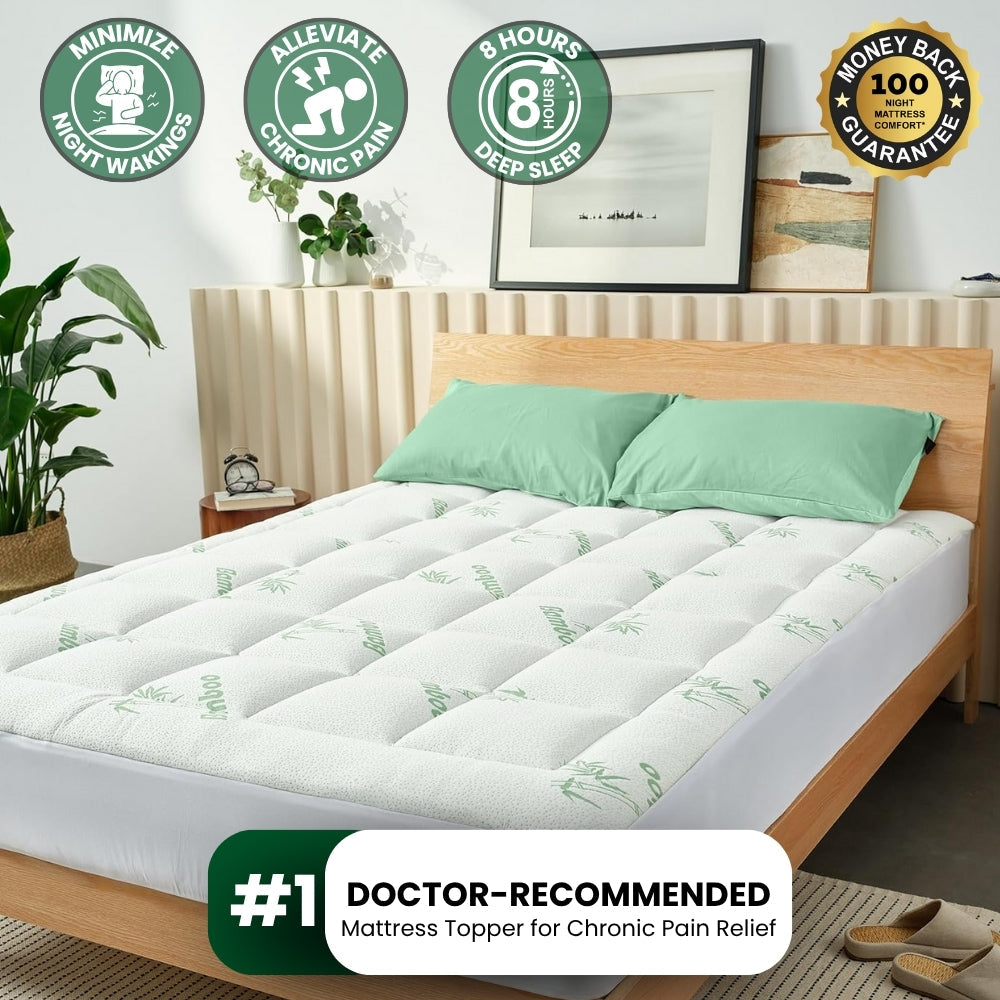 Cynora™ Bamboo Mattress Topper