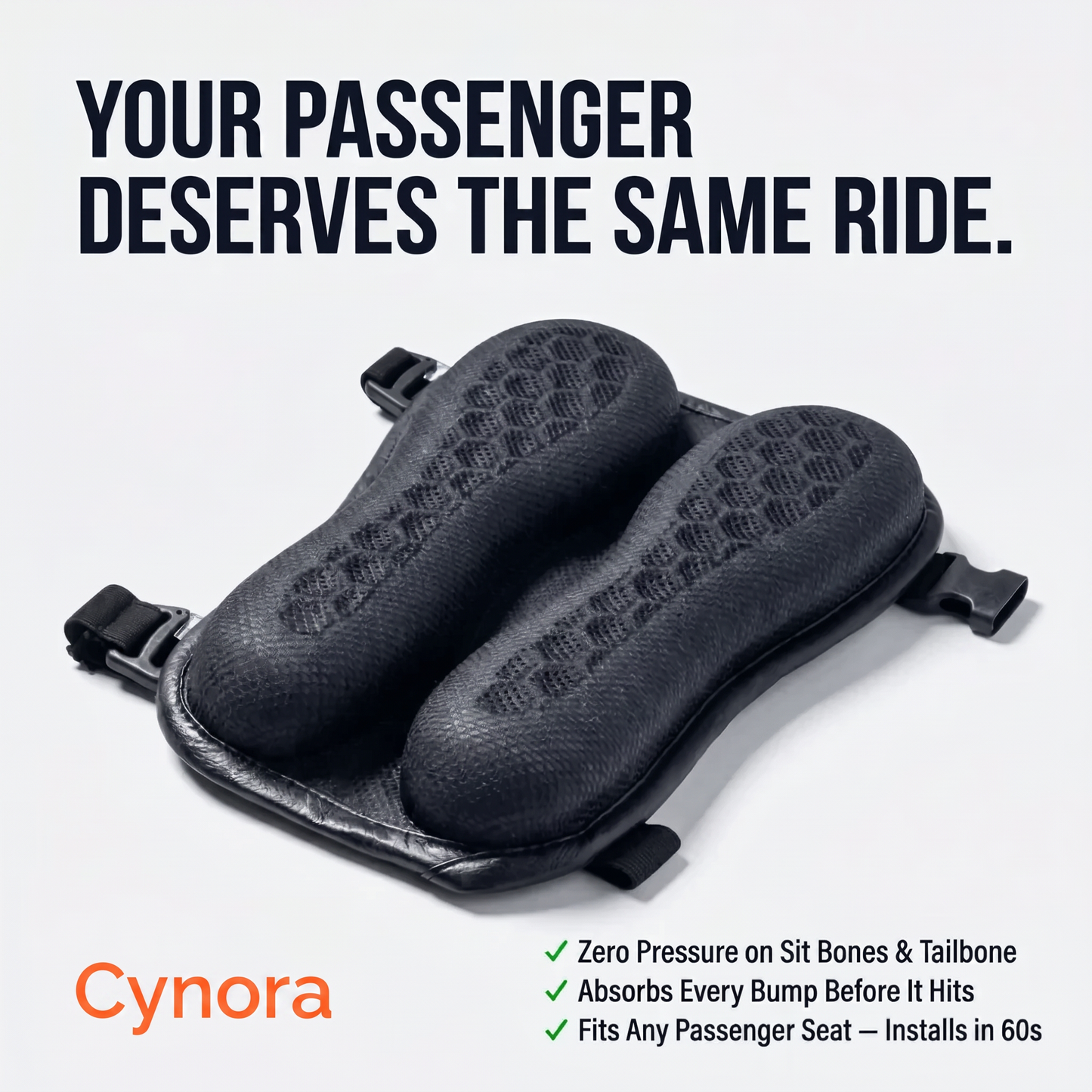 100% Gel Passenger Cushion