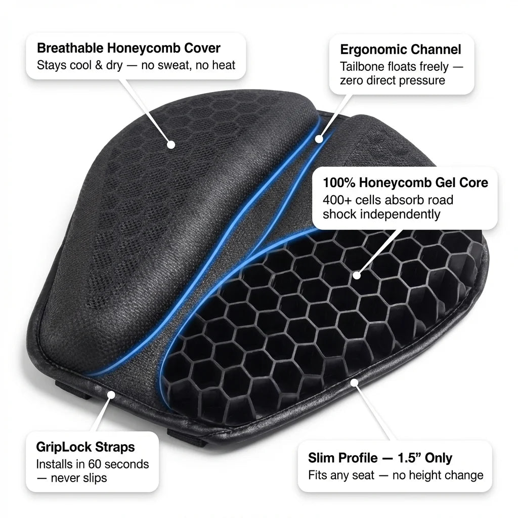100% Gel Rider Cushion